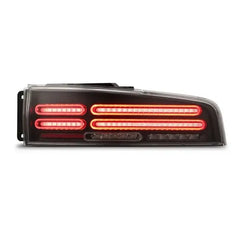 AlphaRex NOVA Quad-Loop Prismatic LED Tail Lights Black w/ Smoked Lens Nissan Z 2023-2025 | 691012