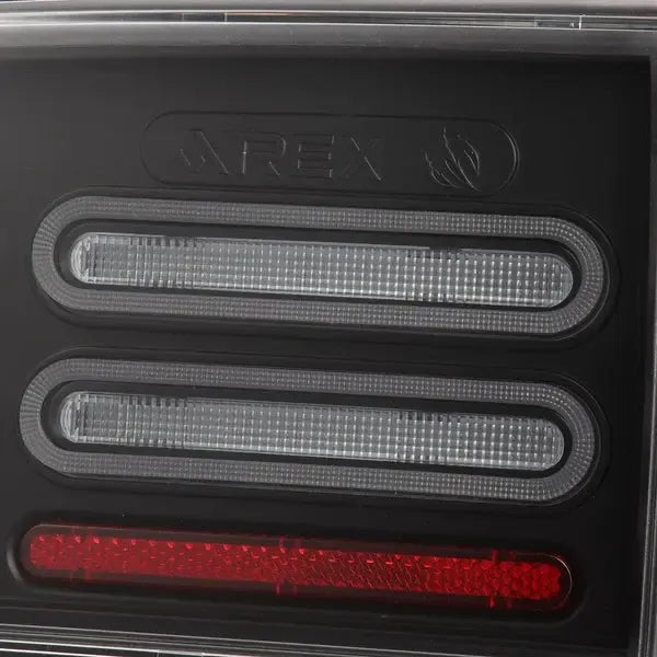 AlphaRex NOVA Quad-Loop Prismatic LED Tail Lights Black w/ Smoked Lens Nissan Z 2023-2025 | 691012