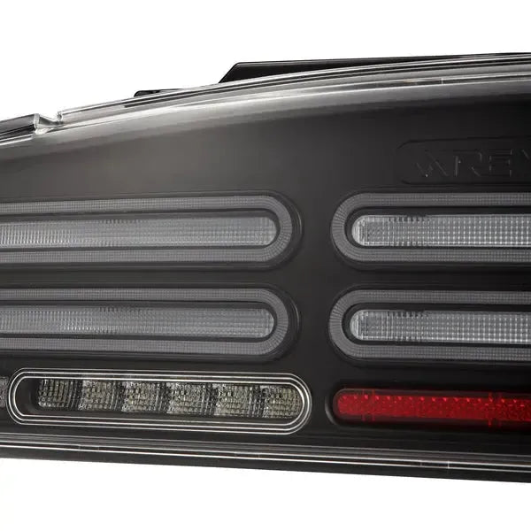 AlphaRex NOVA Quad-Loop Prismatic LED Tail Lights Black w/ Smoked Lens Nissan Z 2023-2025 | 691012