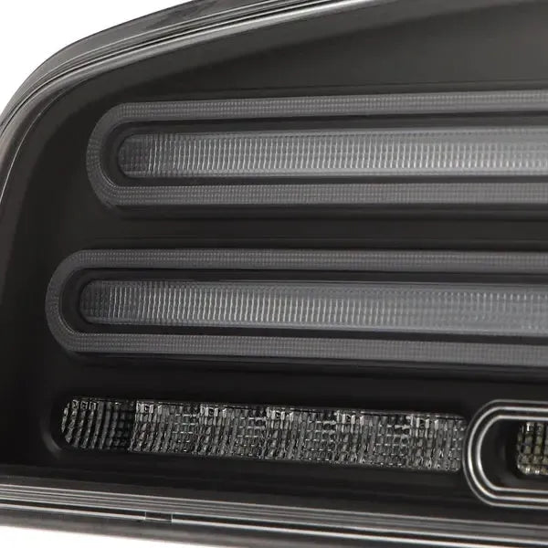AlphaRex NOVA Quad-Loop Prismatic LED Tail Lights Black w/ Smoked Lens Nissan Z 2023-2025 | 691012