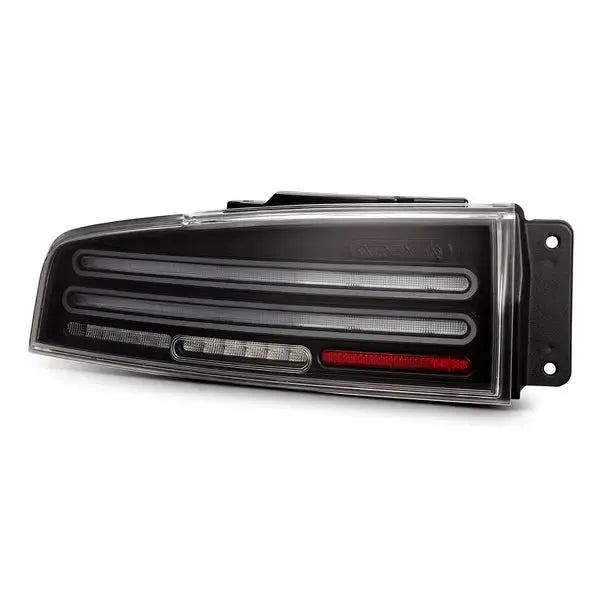 AlphaRex NOVA Twin-Loop Prismatic LED Tail Lights Black w/ Smoked Lens Nissan Z 2023-2025 | 691010