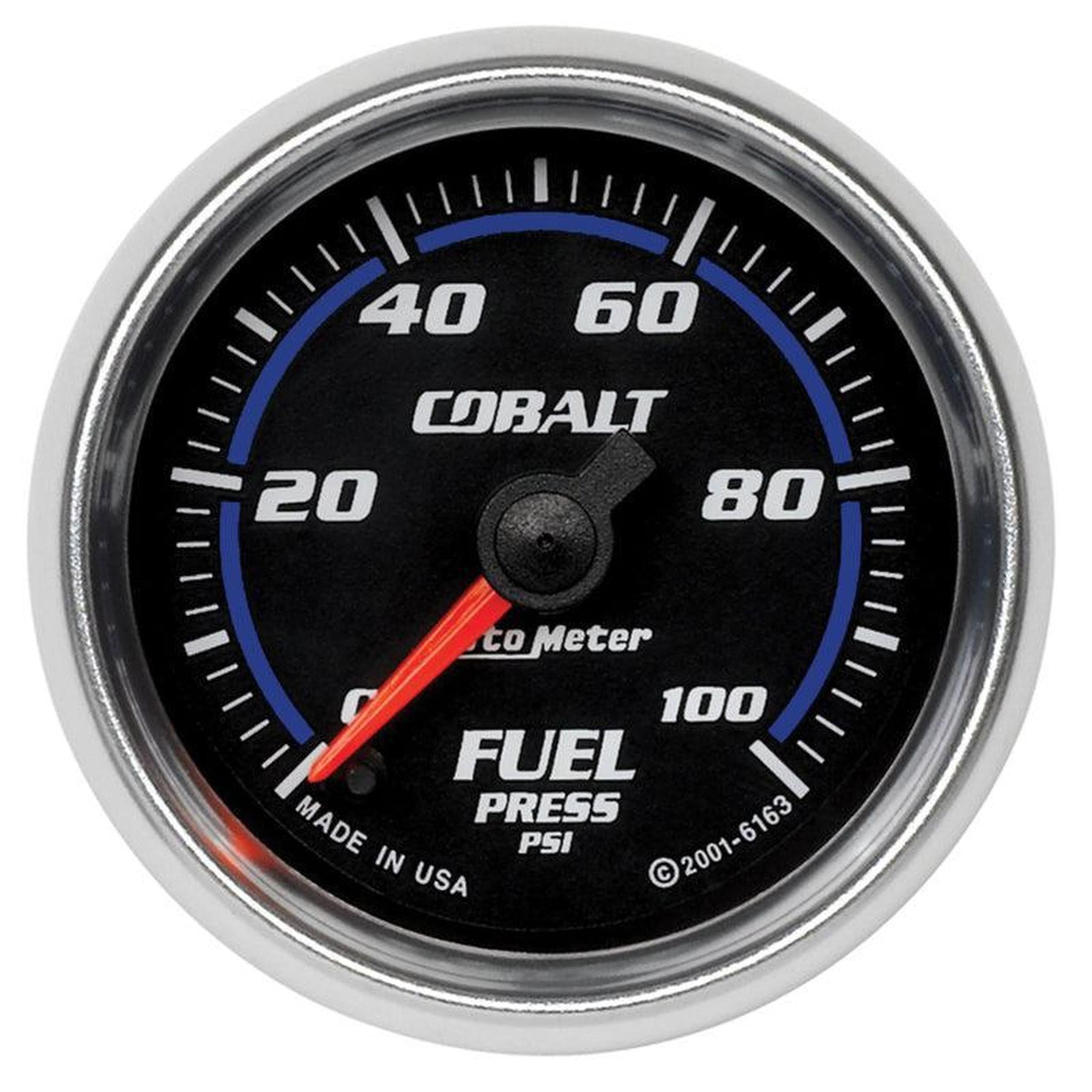 AutoMeter Cobalt Series 0-100psi Fuel Pressure Gauge