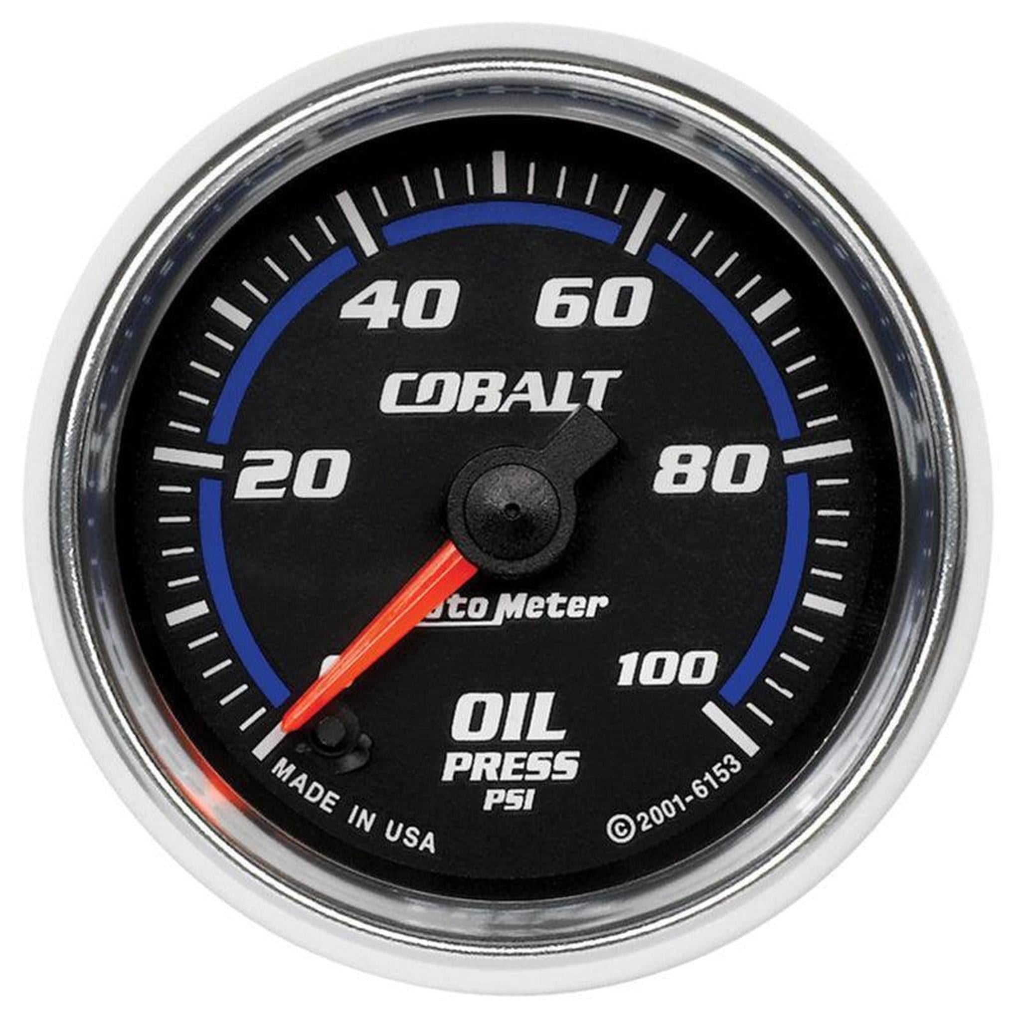 AutoMeter Cobalt Series 0-100psi Oil Pressure Gauge