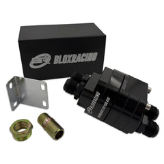 BLOX Racing Remote Oil Filter Relocation Kit - Black | BXGA-00115-BK