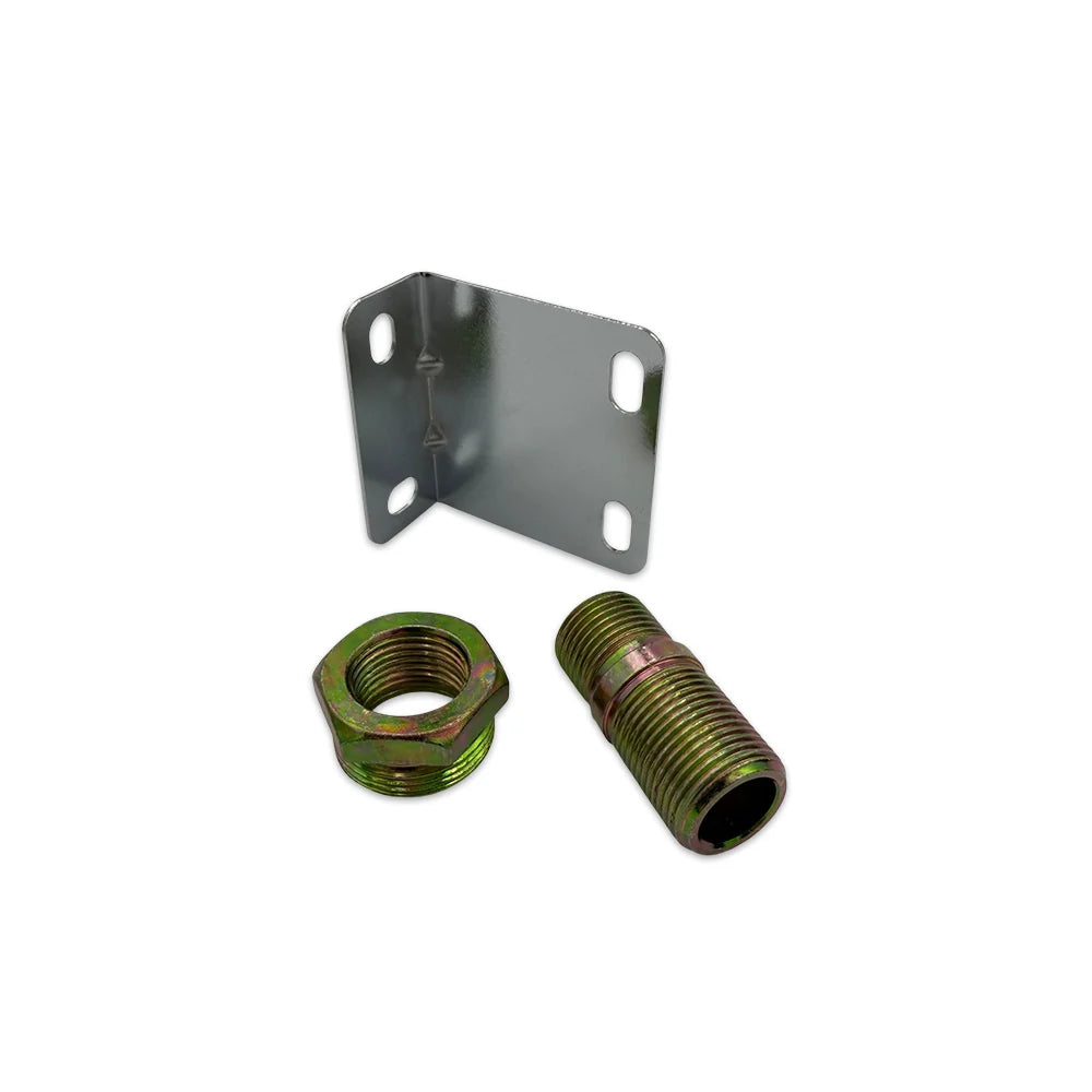 BLOX Racing Remote Oil Filter Relocation Kit - Silver | BXGA-00115-SI