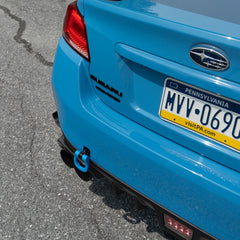 BilletWorkz Tow Hook Rear - Hyper Blue Subaru WRX / STI 2015-2017 | BW-TOW-SUB-VA1-R-HYBL