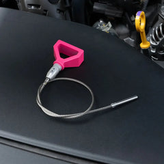 BilletWorkz Dipstick Handle Assembled with Dipstick Hyper Pink Subaru WRX 2022-2026