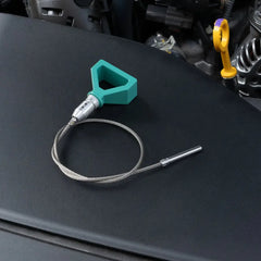 BilletWorkz Dipstick Handle Assembled with Dipstick Hyper Teal Subaru WRX 2022-2026