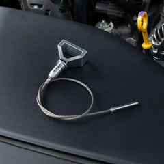 BilletWorkz Dipstick Handle Assembled with Dipstick Silver Subaru WRX 2022-2026