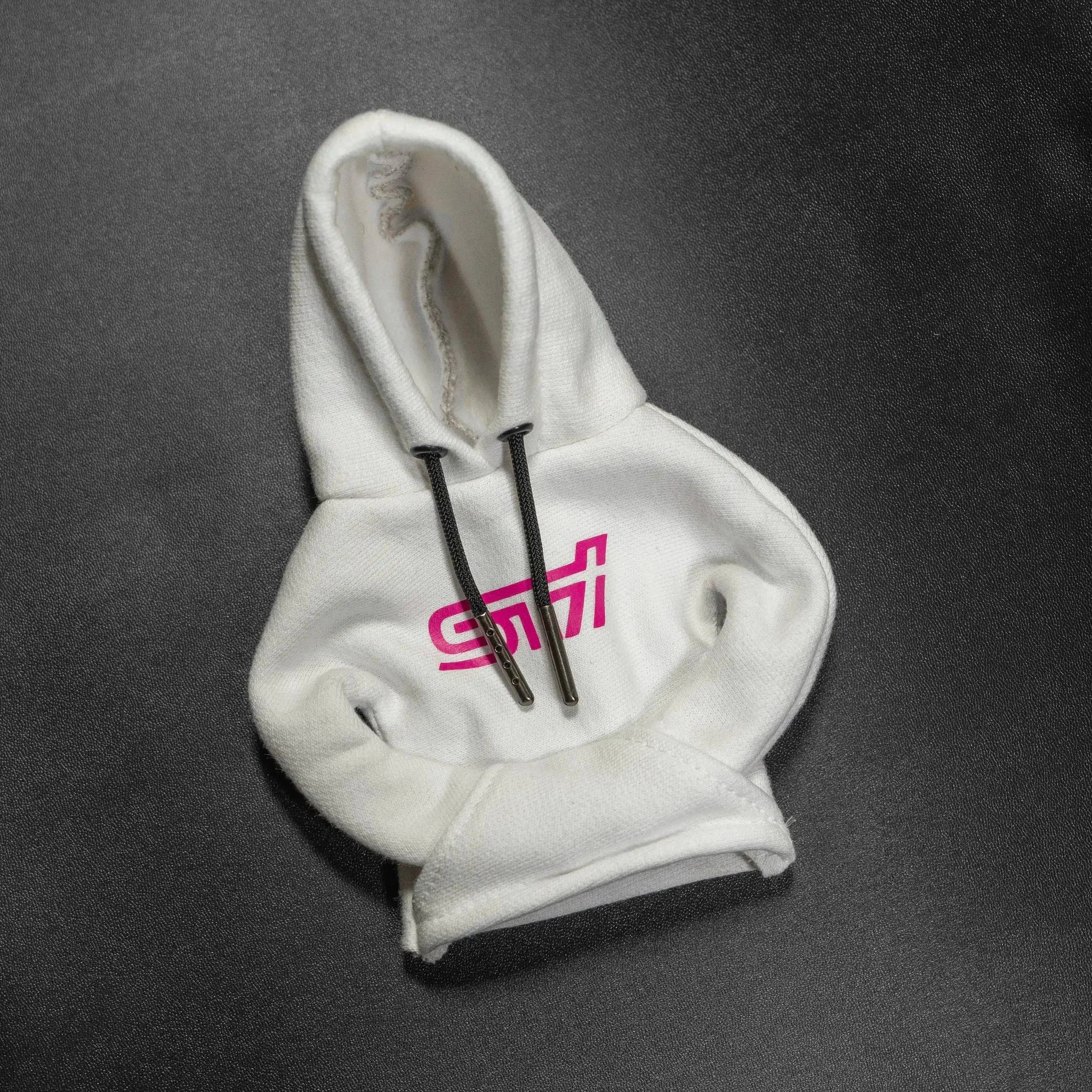 BilletWorkz Shift Knob Hoodie - STI White Hoodie Pink Logo