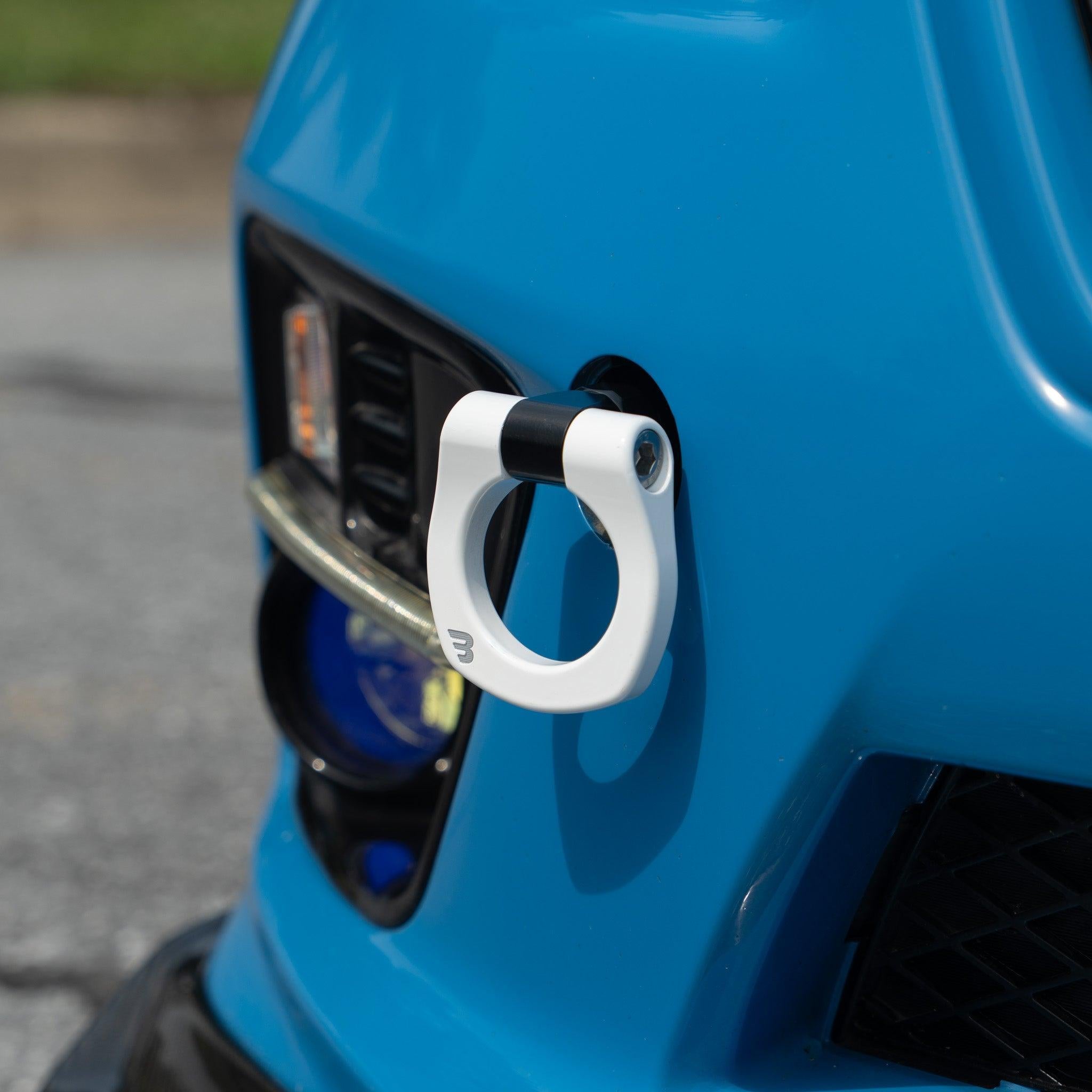 BilletWorkz Tow Hook Front - Gloss White Subaru WRX / STI 2018-2021 | BW-TOW-SUB-VA2-F-GWHT