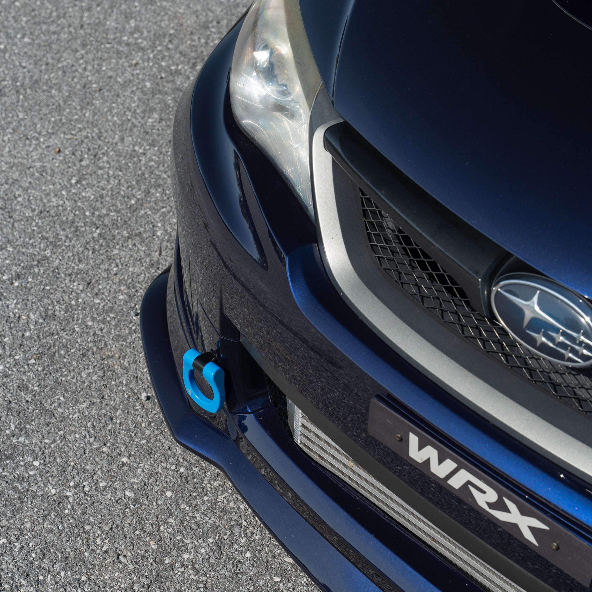 BilletWorkz Tow Hook Front - Hyper Blue Subaru WRX / STI 2008-2014 | BW-TOW-SUB-GR-F-HYBL