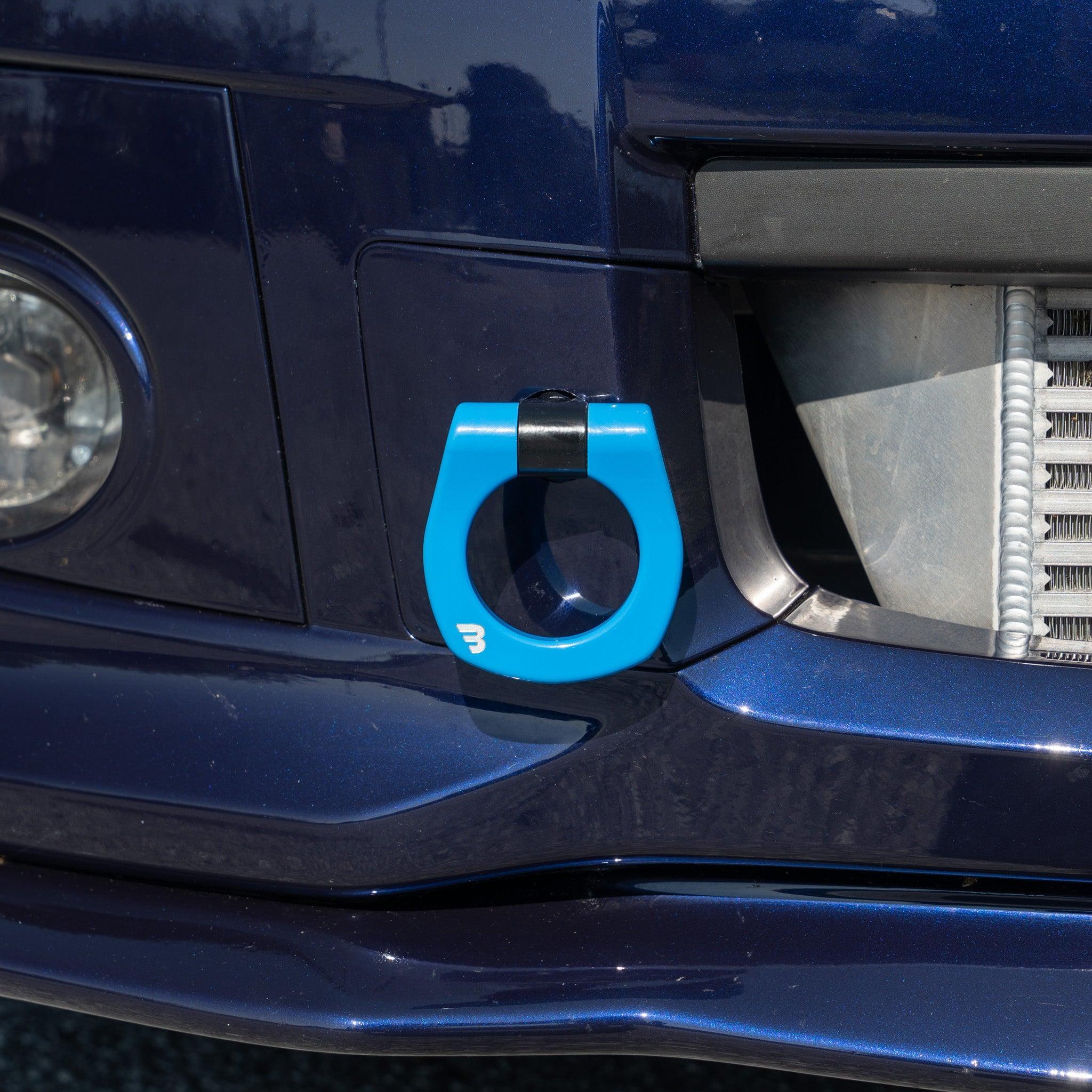 BilletWorkz Tow Hook Front - Hyper Blue Subaru WRX / STI 2008-2014 | BW-TOW-SUB-GR-F-HYBL