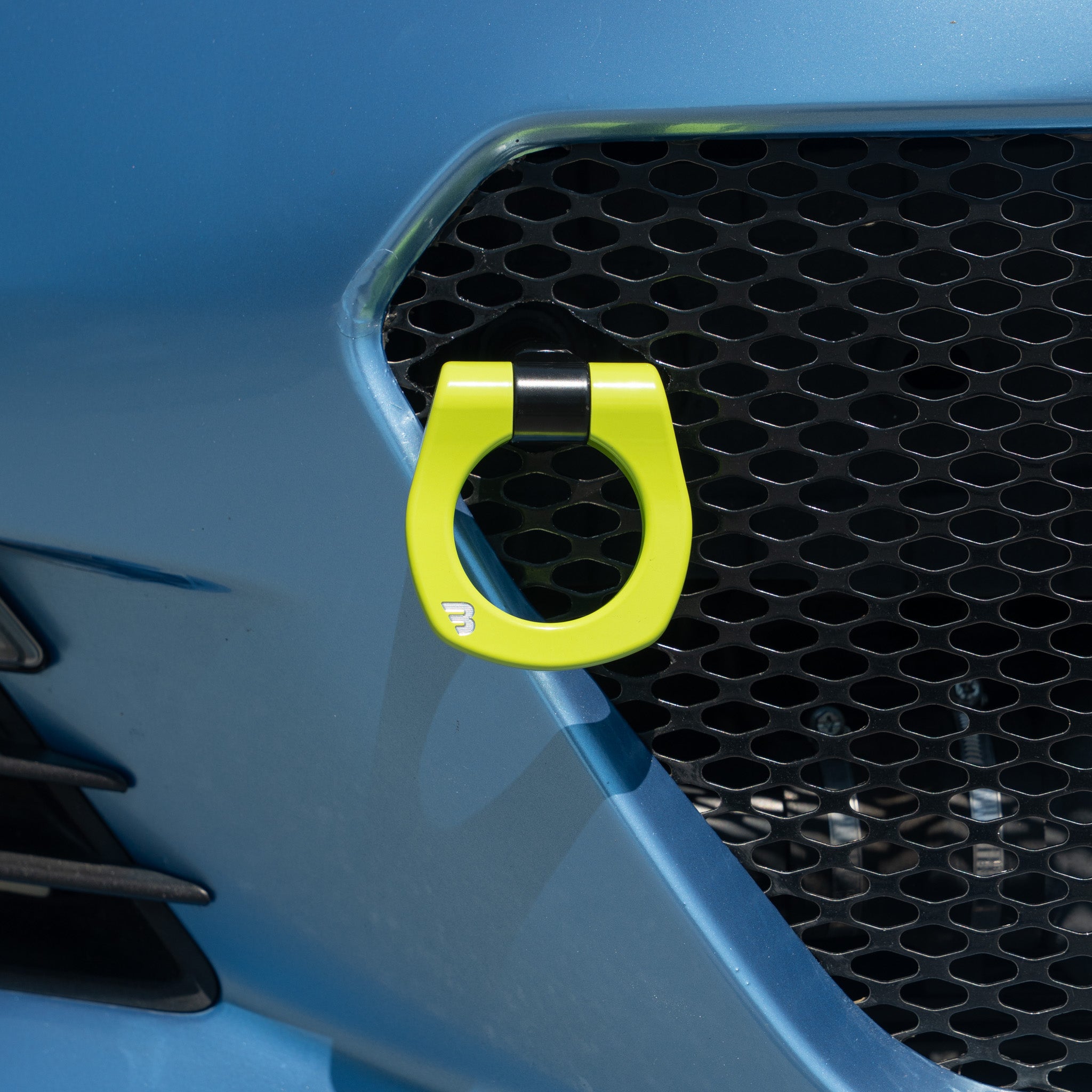 BilletWorkz Tow Hook Front - Neon Yellow BRZ / FR-S / 86 2013-2020 | BW-TOW-SUB-BRZ1-F-NYEL