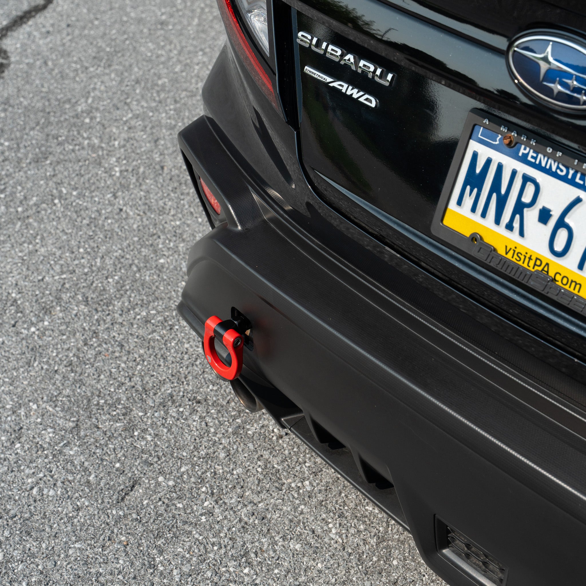 BilletWorkz Tow Hook Rear - Gloss Red Subaru WRX 2022-2026 | BW-TOW-SUB-VB-R-GRED
