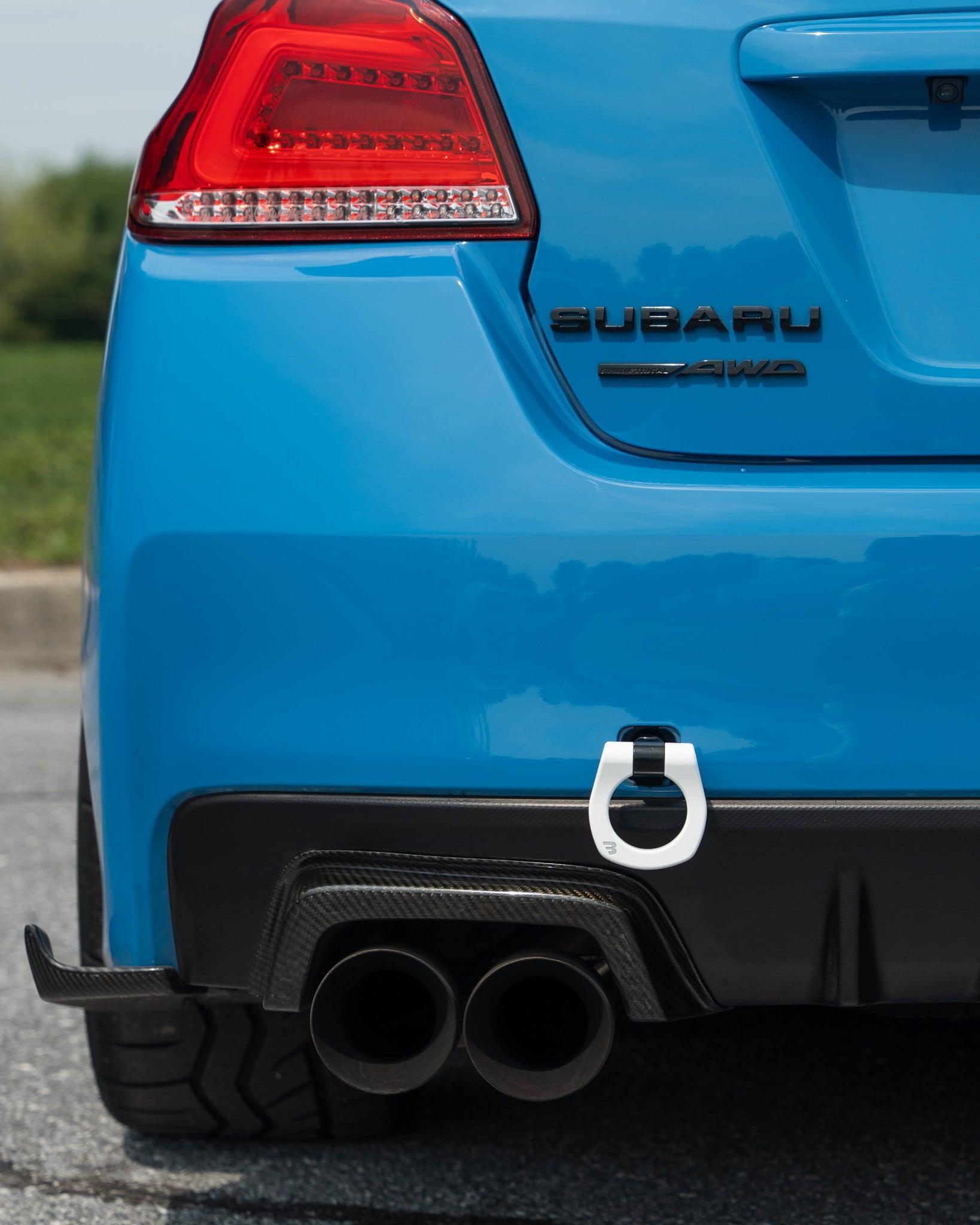 BilletWorkz Tow Hook Rear - Gloss White Subaru WRX / STI 2015-2017 | BW-TOW-SUB-VA1-R-GWHT