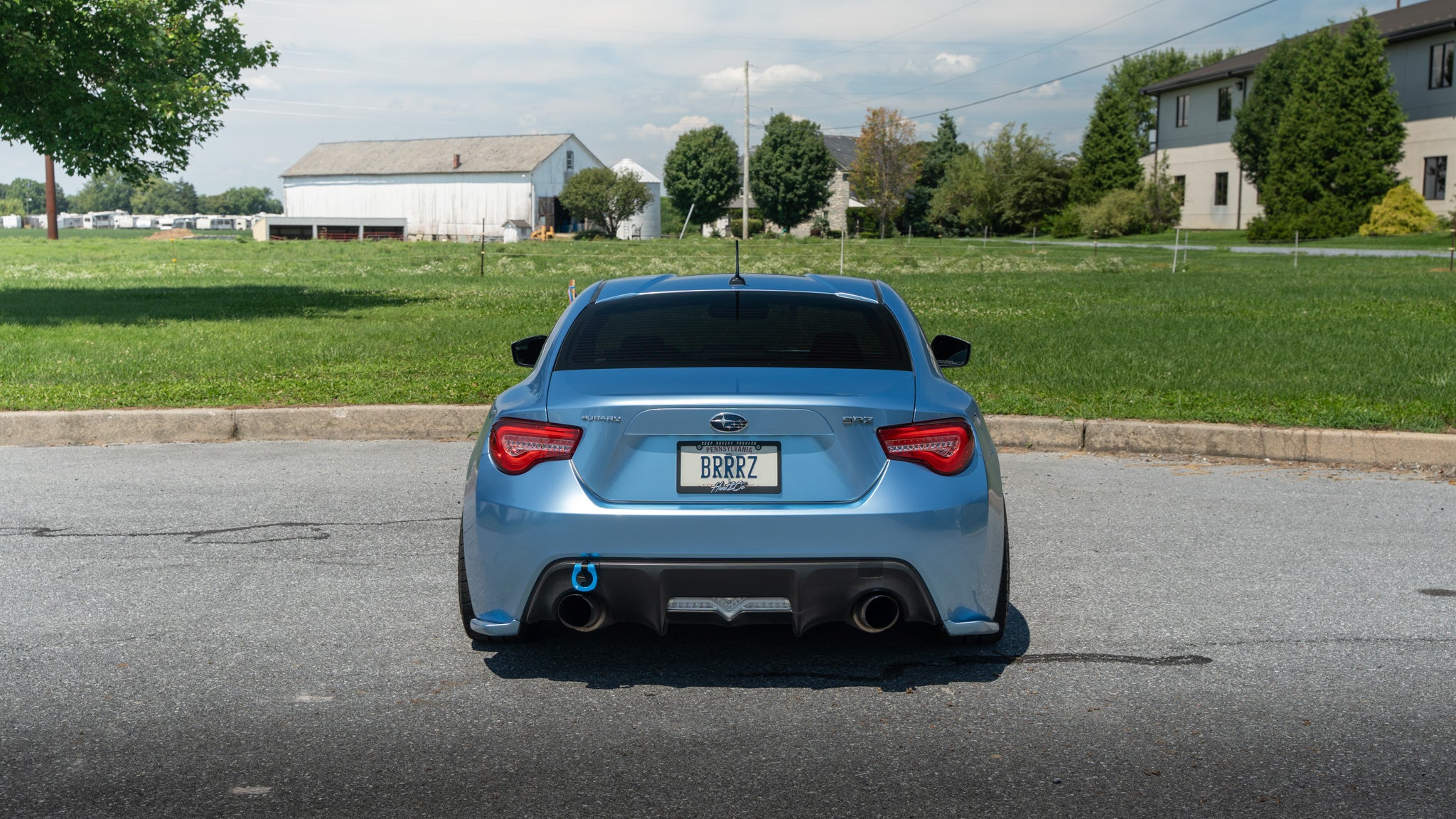 BilletWorkz Tow Hook Rear - Hyper Blue BRZ / FR-S / 86 2013-2020 | BW-TOW-SUB-BRZ1-R-HYBL