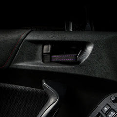 Billetworkz Alcantara Door Pull Strap Kit (Black/Purple) Subaru WRX / STI / BRZ 2008-2021