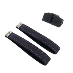 Billetworkz Alcantara Door Pull Strap Kit (Black/Purple) Subaru WRX / STI / BRZ 2008-2021