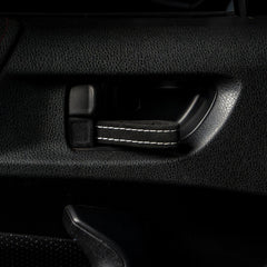 Billetworkz Alcantara Door Pull Strap Kit (Black/White) Subaru WRX / STI / BRZ 2008-2021