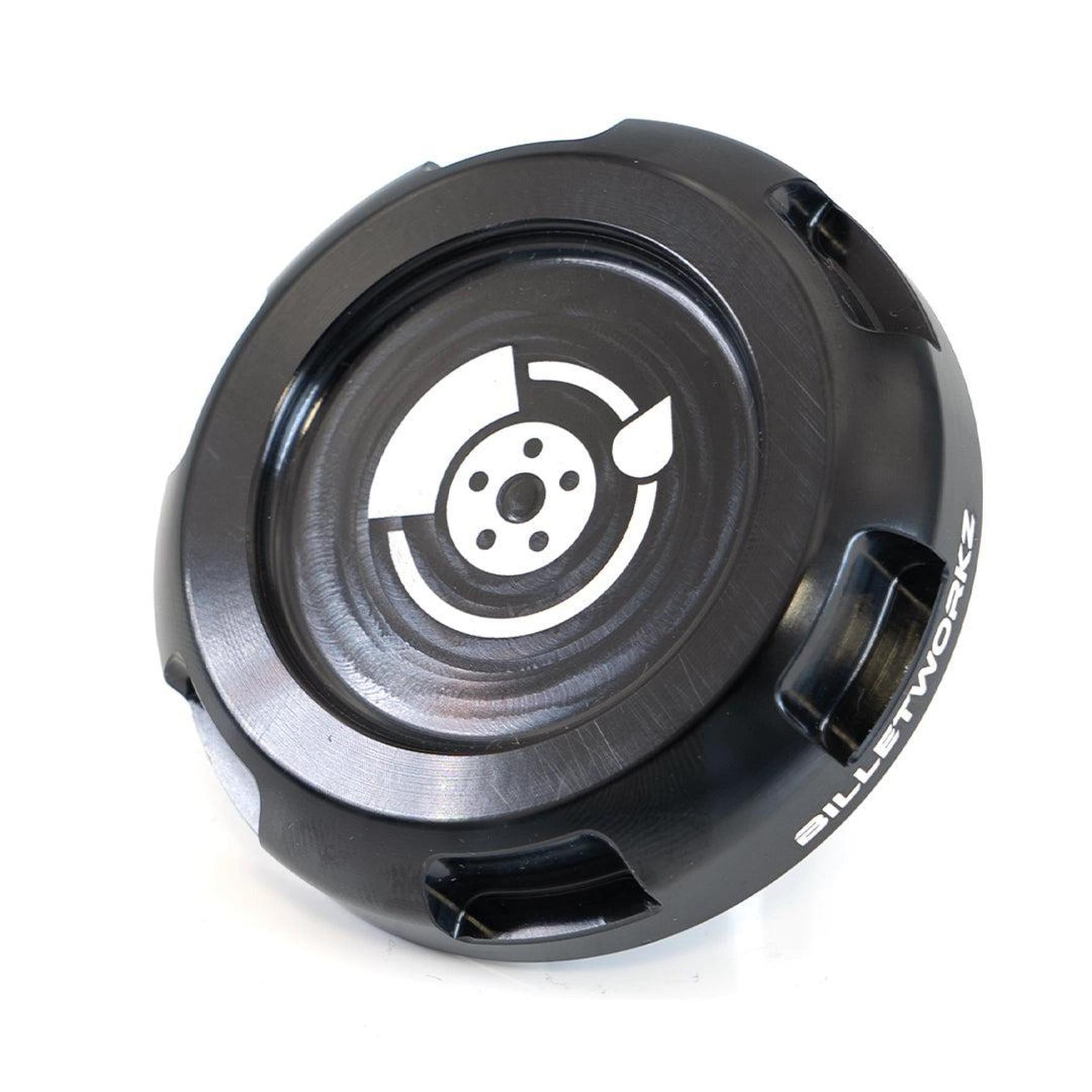 Billetworkz Brake Fluid Cap Engraved Zero Series Black Subaru WRX 02-26 / STI 04-21 | BW-EBCZ-SUB-BRK-BLK-E