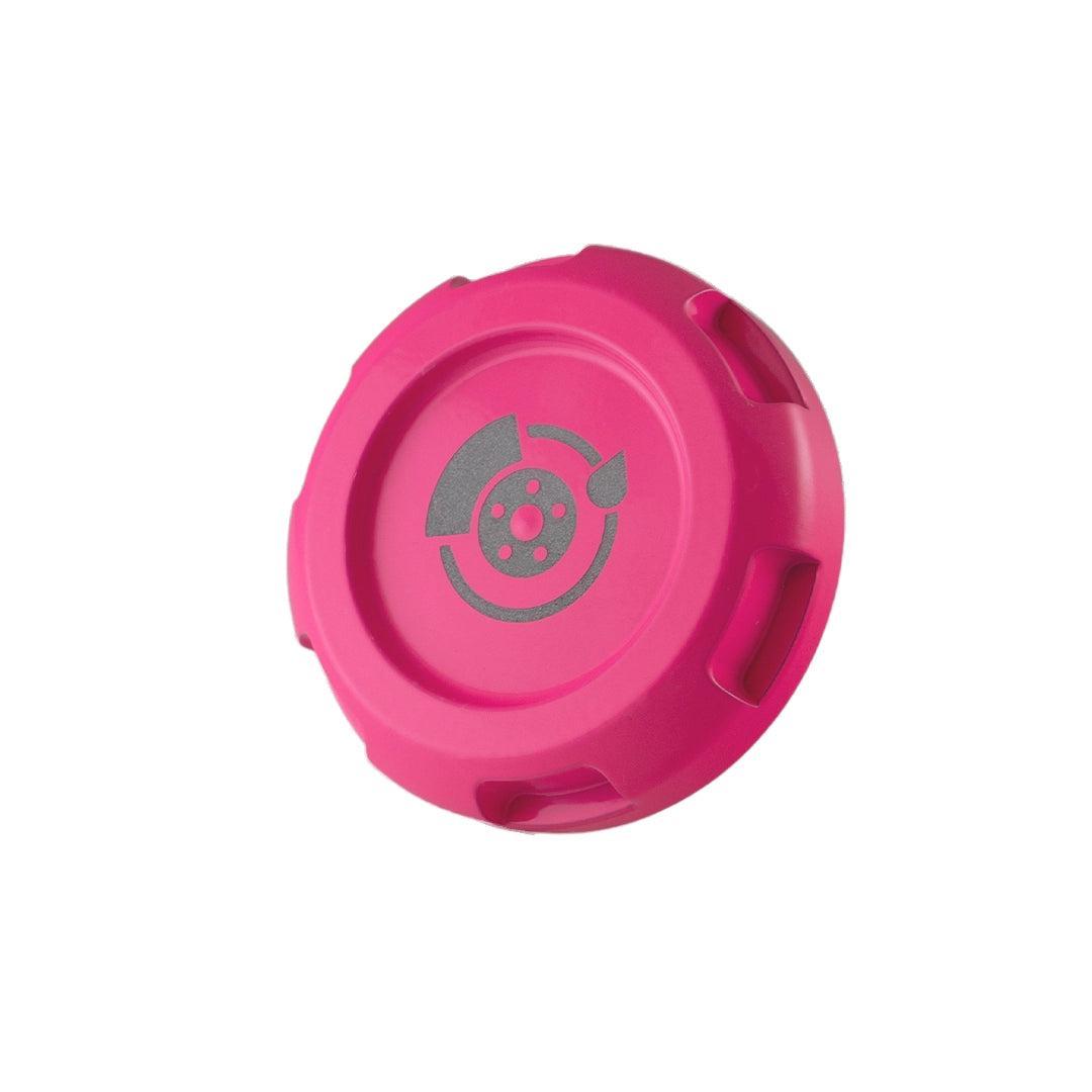 Billetworkz Brake Fluid Cap Engraved Zero Series Hyper Pink Subaru WRX 02-26 / STI 04-21 | BW-EBCZ-SUB-BRK-HYPK-E