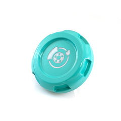 Billetworkz Brake Fluid Cap Engraved Zero Series Hyper Teal Subaru WRX 02-26 / STI 04-21 | BW-EBCZ-SUB-BRK-HYTL-E