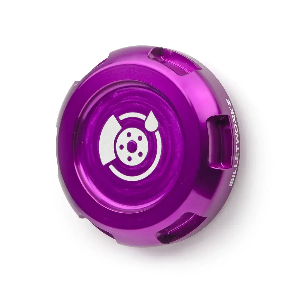 Billetworkz Brake Fluid Cap Engraved Zero Series Purple Subaru WRX 02-26 / STI 04-21