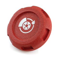 Billetworkz Brake Fluid Cap Engraved Zero Series Wrinkle Red Subaru WRX 02-26 / STI 04-21 | BW-EBCZ-SUB-BRK-RWR-E