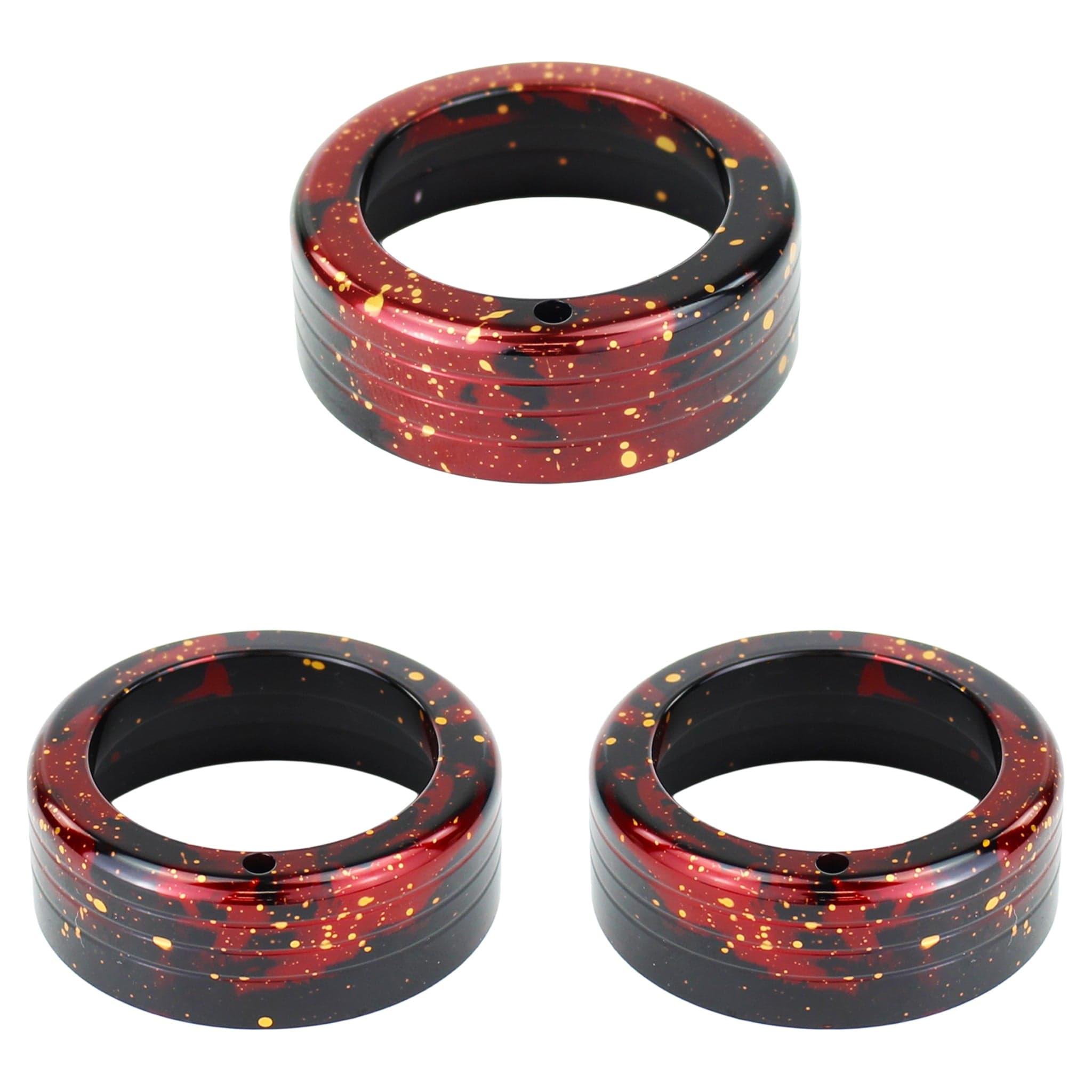 Billetworkz Climate Control Knobs Red Cosmic 0814 Subaru WRX / STI