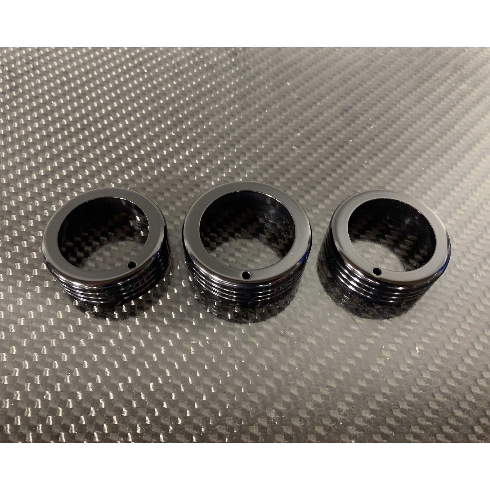 Billetworkz Climate Control Knobs Black Subaru WRX 0814 / STI 0814