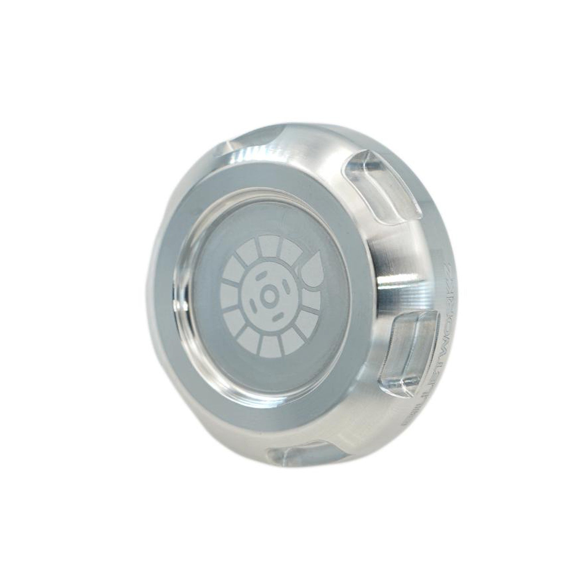 Billetworkz Clutch Fluid Cap Engraved Zero Series Silver Subaru WRX 2002-2014 / STI 2004-2014 | BW-EBCZ-SUB-CLU-SIL-E