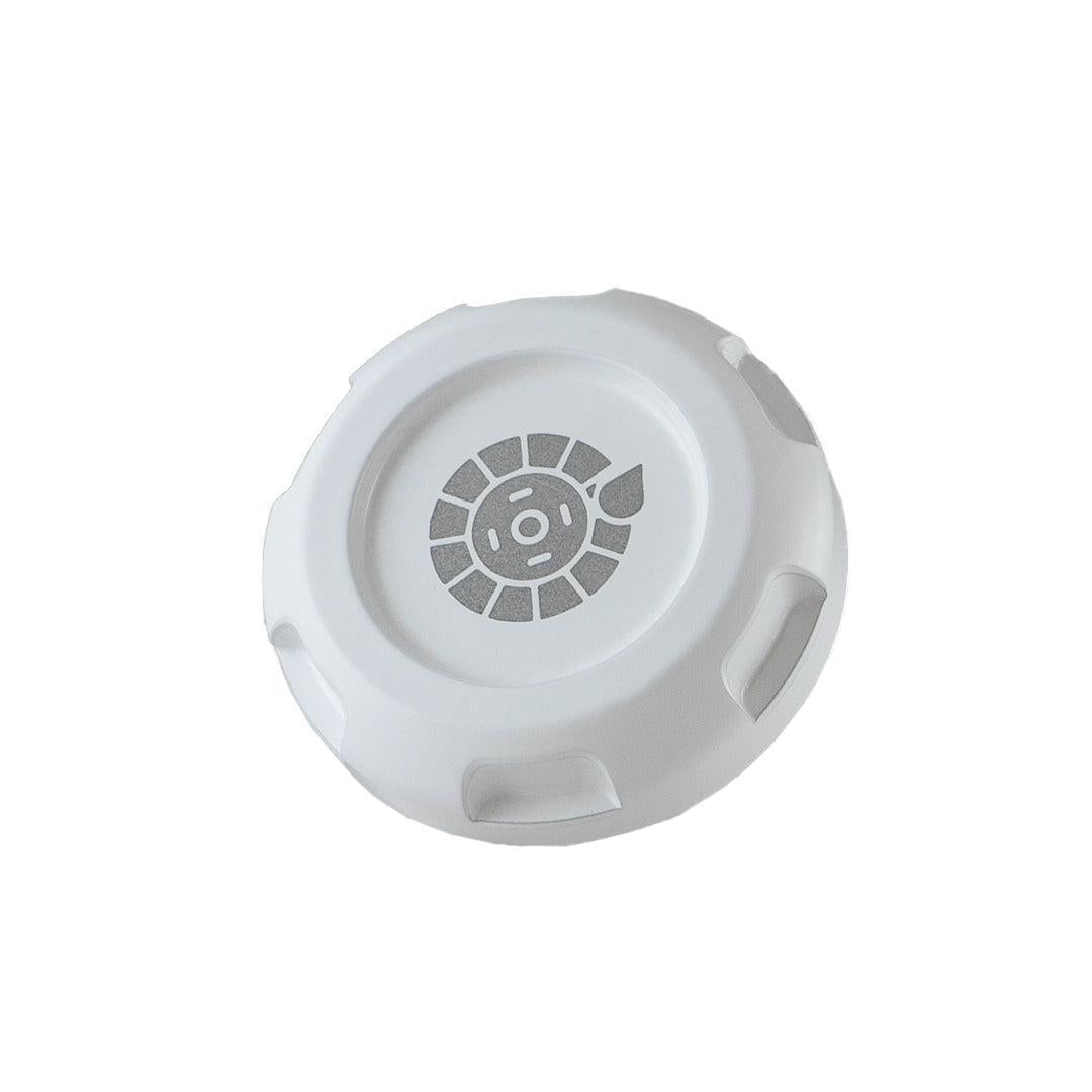 Billetworkz Clutch Fluid Cap Engraved Zero Series White Subaru WRX 2002-2014 / STI 2004-2014 | BW-EBCZ-SUB-CLU-WHT-E