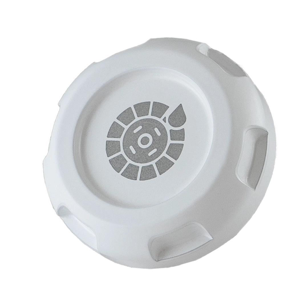 Billetworkz Clutch Fluid Cap Engraved Zero Series White Subaru WRX 2002-2014 / STI 2004-2014 | BW-EBCZ-SUB-CLU-WHT-E