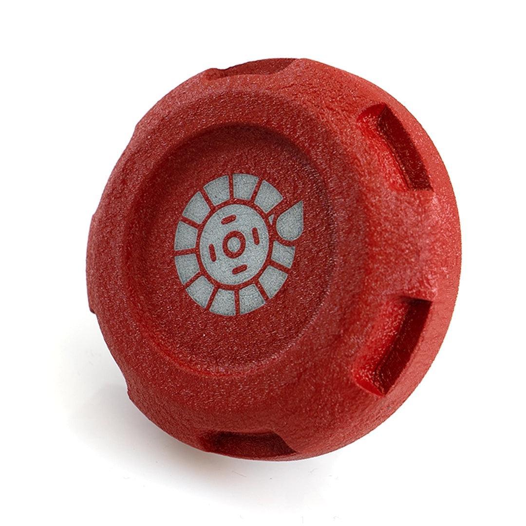 Billetworkz Clutch Fluid Cap Engraved Zero Series Wrinkle Red Subaru WRX 2002-2014 / STI 2004-2014 | BW-EBCZ-SUB-CLU-RWR-E