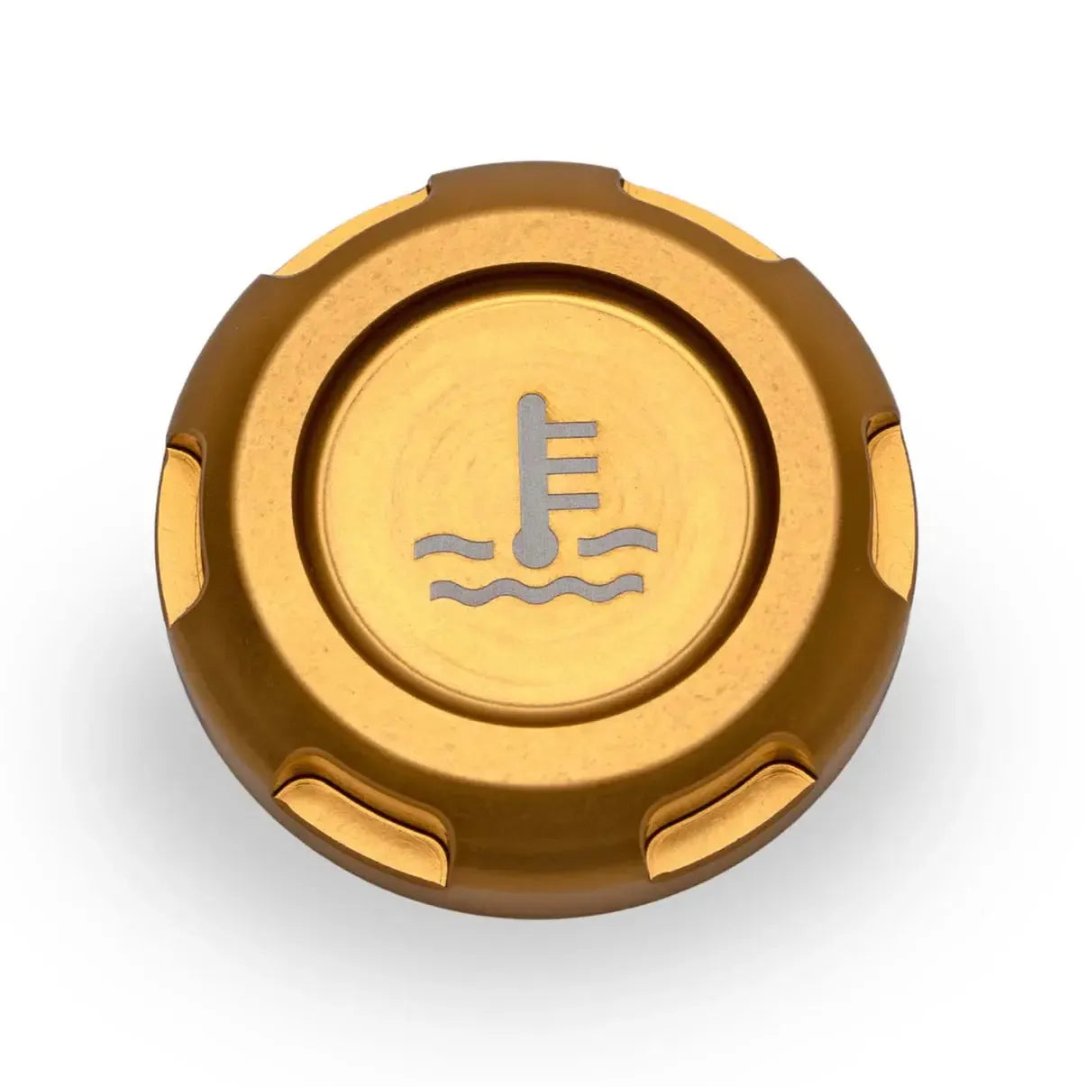 Billetworkz Coolant Overflow Cap Engraved Zero Series Gold Subaru WRX 02-26 / STI 04-21