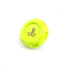 Billetworkz Coolant Overflow Cap Engraved Zero Series Neon Yellow Subaru WRX 02-26 / STI 04-21 | BW-EBCZ-SUB-COO-NYEL-E
