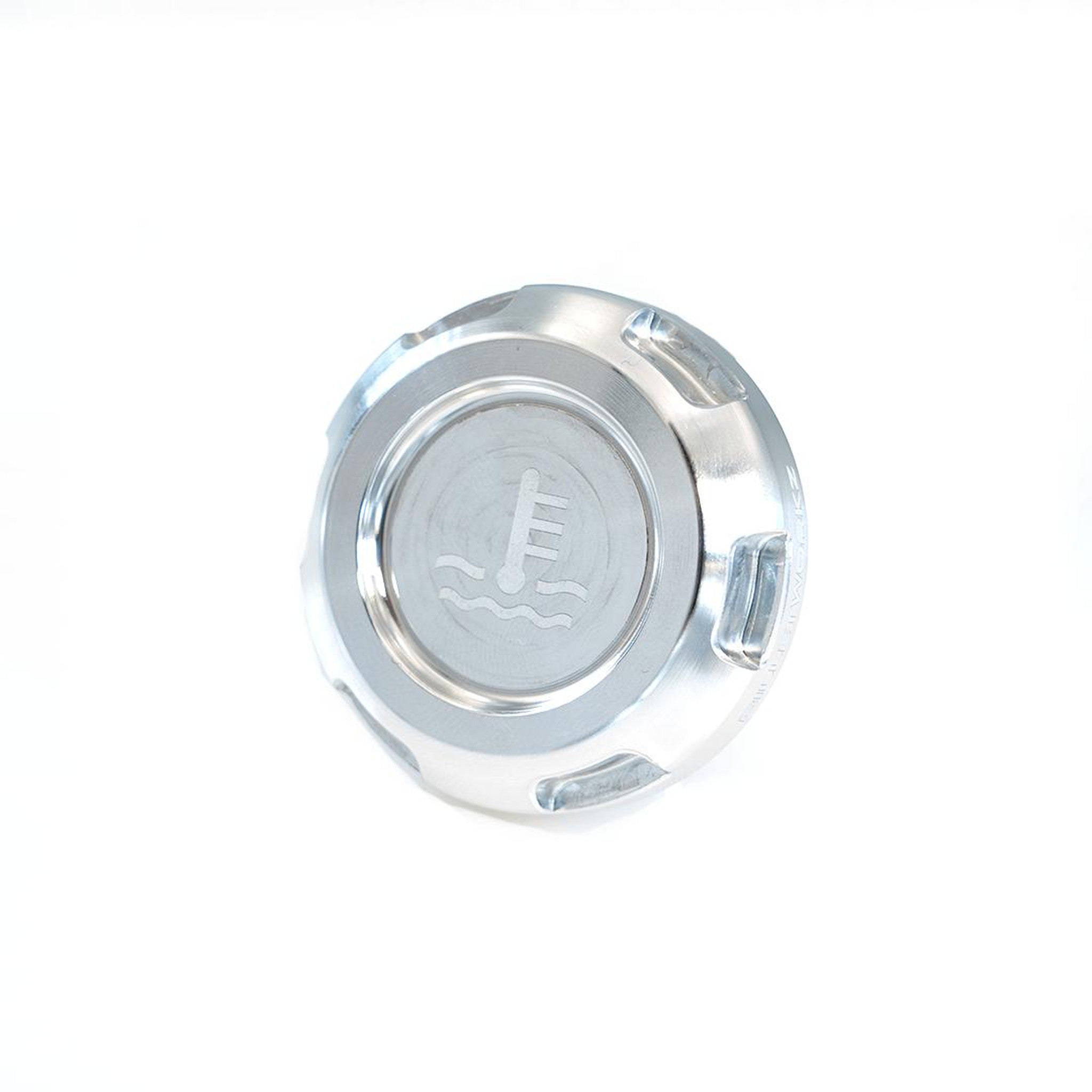 Billetworkz Coolant Overflow Cap Engraved Zero Series Silver Subaru WRX 02-26 / STI 04-21 | BW-EBCZ-SUB-COO-SIL-E
