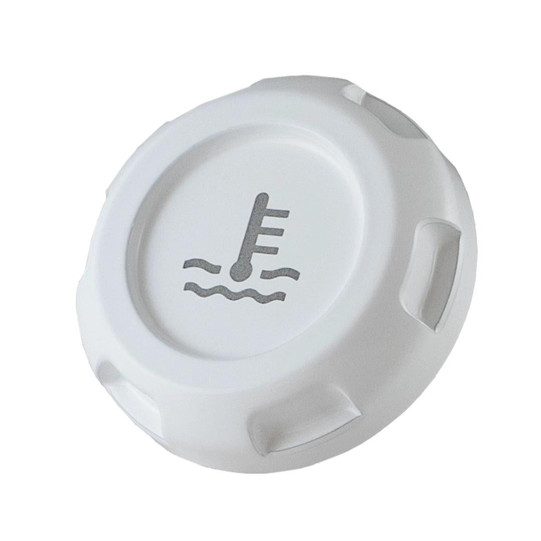 Billetworkz Coolant Overflow Cap Engraved Zero Series White Subaru WRX 02-26 / STI 04-21 | BW-EBCZ-SUB-COO-WHT-E