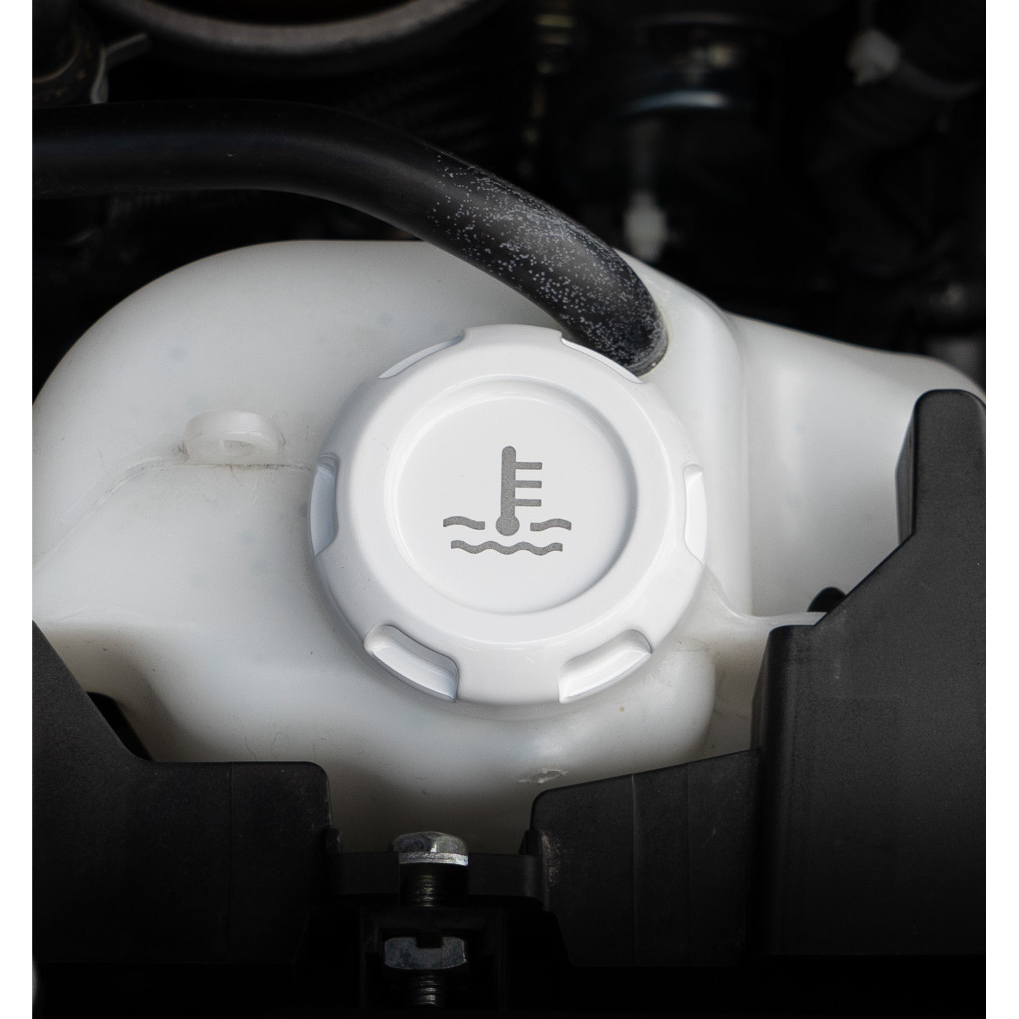 Billetworkz Coolant Overflow Cap Engraved Zero Series White Subaru WRX 02-26 / STI 04-21 | BW-EBCZ-SUB-COO-WHT-E