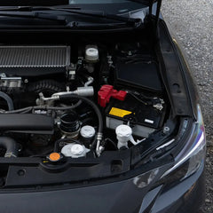 Billetworkz Engine Bay Cap Set Zero Series Fluid Engravings White BRZ 13-26 / FR-S 13-16 / 86 / GR86 17-26 Automatic