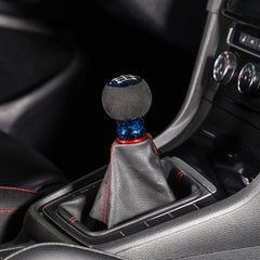 Billetworkz Fusion Weighted Shift Knob 6-Speed Alcantara Blue Cosmic Subaru BRZ 2013-2026 | BW-KNB-BRZ-VEL6-BC-FUA