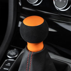 Billetworkz Fusion Weighted Shift Knob 6-Speed Alcantara Gloss Orange Subaru BRZ 2013-2026 | BW-KNB-BRZ-VEL6-GORA-FUA