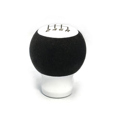 Billetworkz Fusion Weighted Shift Knob 6-Speed Alcantara Gloss White Subaru WRX 15-26 / STI 04-21 | BW-KNB-SUB6-VEL6-GWHT-FUA