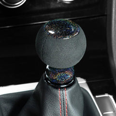 Billetworkz Fusion Weighted Shift Knob 6-Speed Alcantara Rainbow Sparkle Subaru BRZ 2013-2026 | BW-KNB-BRZ-VEL6-RBSP-FUA