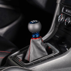 Billetworkz Fusion Weighted Shift Knob 6-Speed Leather Blue Cosmic Subaru BRZ 2013-2026 | BW-KNB-BRZ-VEL6-BC-FUL