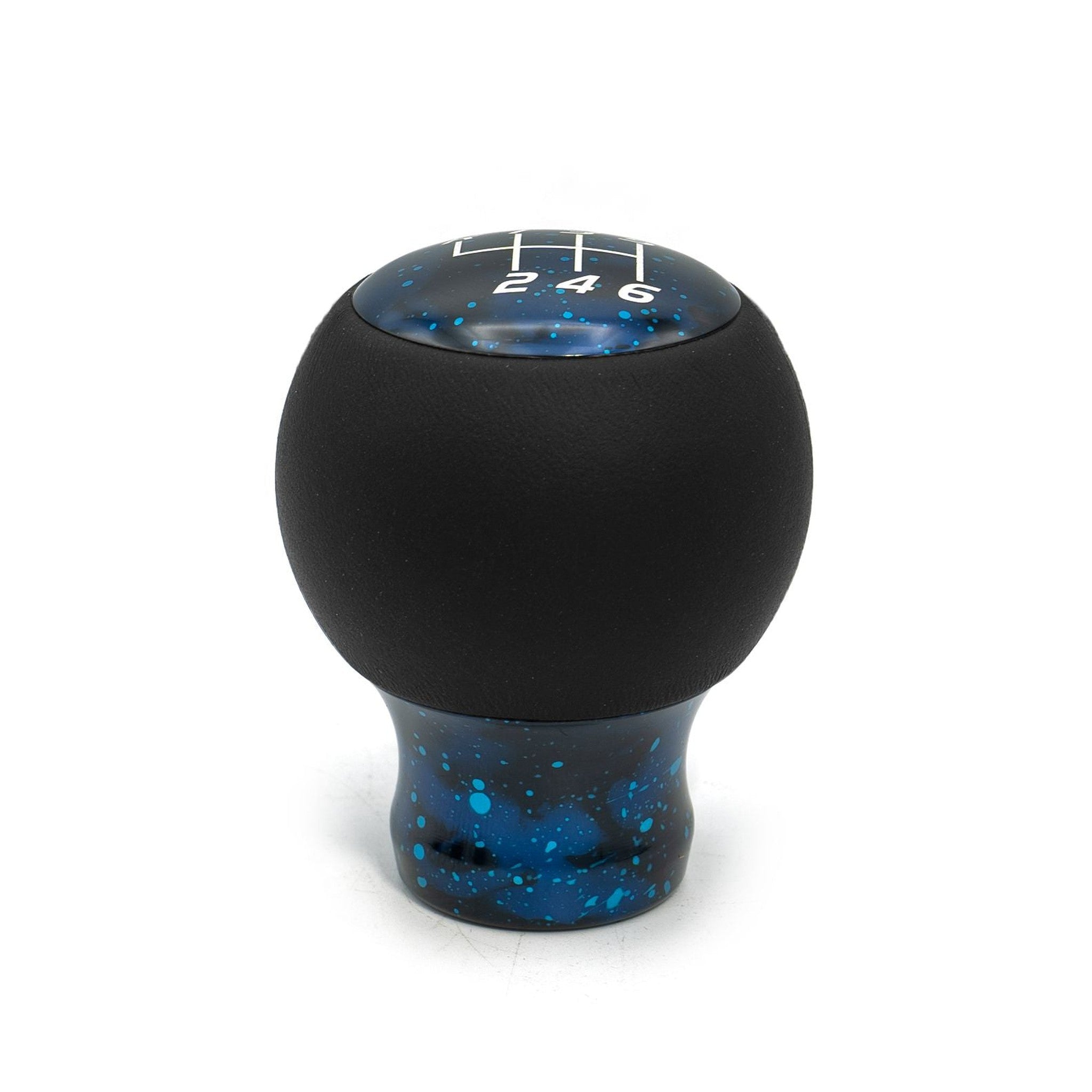 Billetworkz Fusion Weighted Shift Knob 6-Speed Leather Blue Cosmic Subaru BRZ 2013-2026 | BW-KNB-BRZ-VEL6-BC-FUL