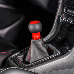 Billetworkz Fusion Weighted Shift Knob 6-Speed Leather Gloss Red Subaru BRZ 2013-2026 | BW-KNB-BRZ-VEL6-GRED-FUL