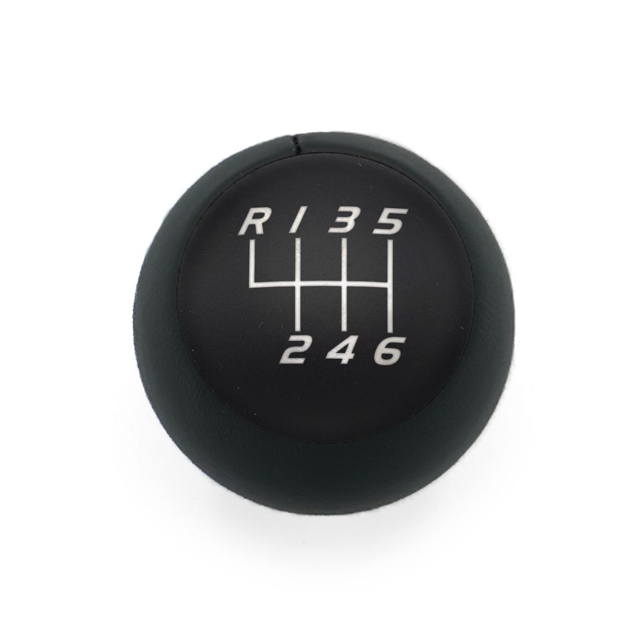 Billetworkz Fusion Weighted Shift Knob 6-Speed Leather Matte Black Subaru BRZ 2013-2026 | BW-KNB-BRZ-VEL6-MBLK-FUL