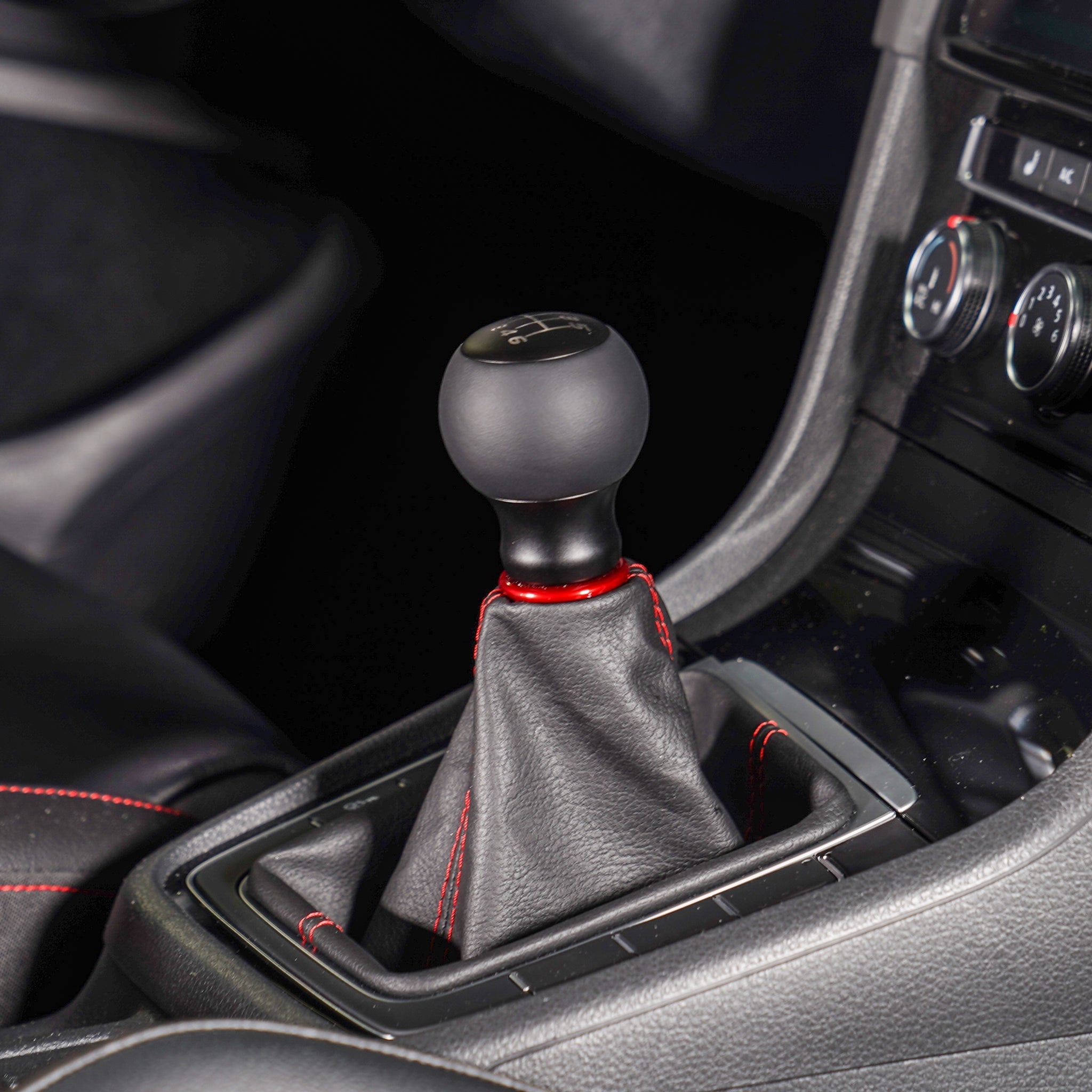 Billetworkz Fusion Weighted Shift Knob 6-Speed Leather Matte Black Subaru BRZ 2013-2026 | BW-KNB-BRZ-VEL6-MBLK-FUL